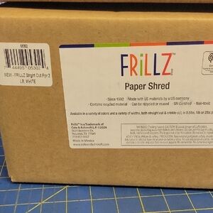 Frillz White Paper Shred 2 Pounds
